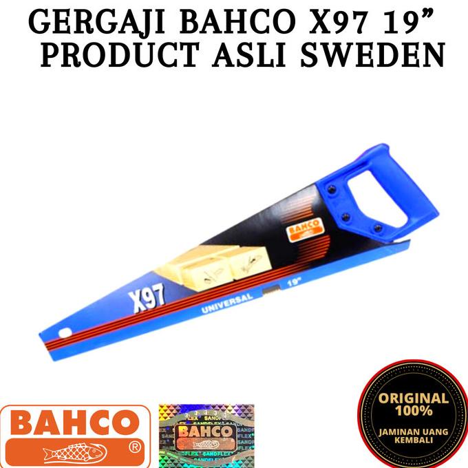 BAHCO X97 เลื่อยมือตัดไม้ 19" ผลิตในการรับประกัน SWEDEN