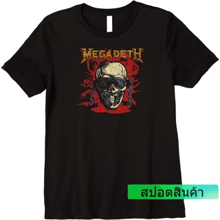 ROUND คอลูกเรือเสื้อยืดลำลองMegadeth – Vic Sketch เสื้อยืดลําลอง ผ้าฝ้าย แขนสั้น คอกลม พรีเมี่ยม สไตล์วินเทจ เหมาะกับฤดู