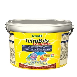 [ล็อตผลิตใหม่ๆ]Tetra Bits Complete อาหารปลาปอมปาดัวร์ อาหารปลาเล็ก ชนิดเกล็ด แบบจม 3.6L/1,150g