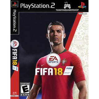 Fifa18 ps2 แผ่นเกมส์ps2 เกมเพล2 แผ่นplay2