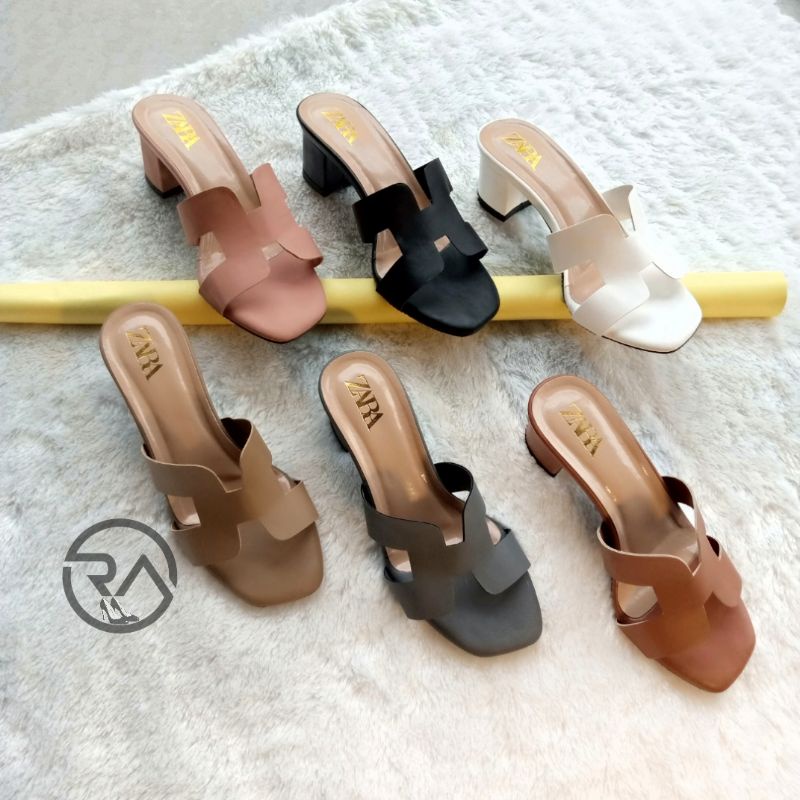 รองเท้าแตะผู้หญิง andin รองเท้าส้นสูง 5cm zara gs 03