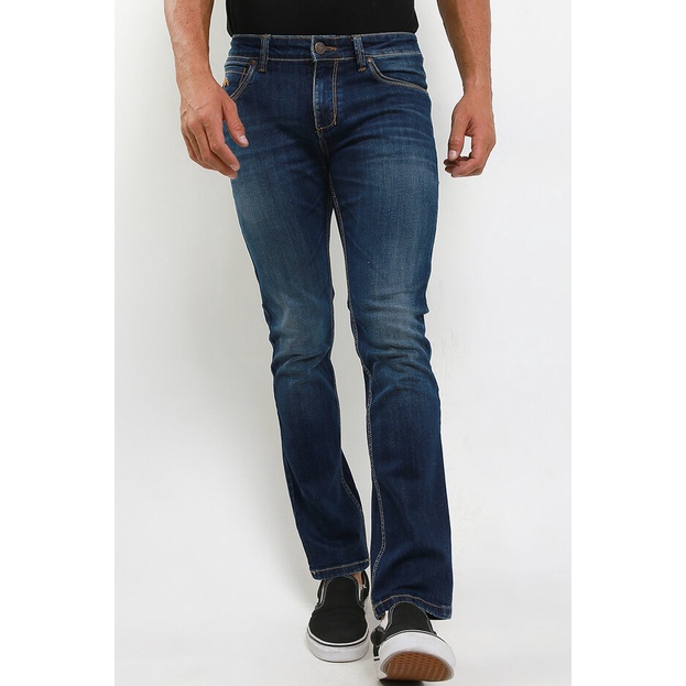 Cardinal Mens Straight Slim Jeans Pants C0902BK15A