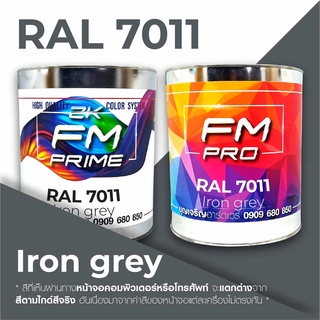 สี RAL7011 Iron grey