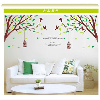 สติ๊กเกอร์ใส ตกแต่งห้องเด็ก สติ๊กเกอร์ใส ติดผนังบ้าน DIY 60*90 ซม.Wallsticker Graphic Home Decor Living Room Adult Senio