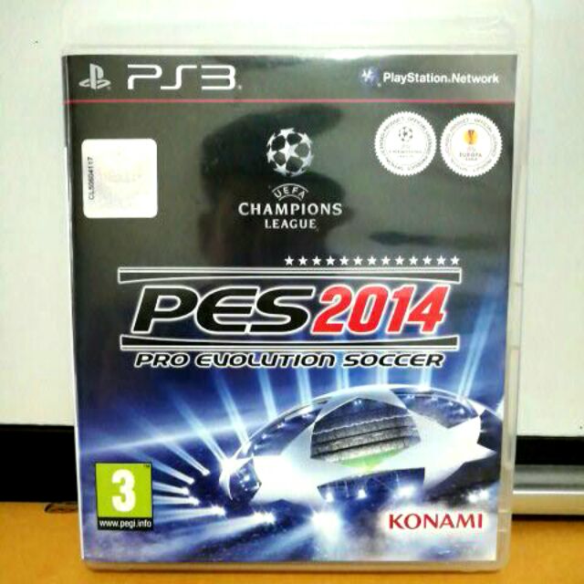 แผ่นเกมส์ PS3  PES 2014 (en)