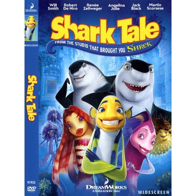 DVD หนังการ์ตูนมาสเตอร์ Shark Tale ชาร์คเทล เรื่องของปลาจอมวุ่น ชุลมุนป่วนสมุทร (พากย์ไทย/อังกฤษ-บรร