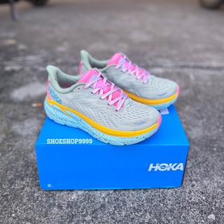 🔥รองเท้าผ้าใบวิ่งผู้หญิง HOKA สินค้าถ่ายรูปจากสินค้าจริงค่ะมีของพร้อมส่งรองเท้ากีฬา