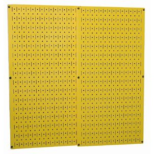 Wall Control : WCT30-P-3232Y* แผ่นเพกบอร์ด Yellow Metal Metal Two 32 x 16" Pegboard Tool Boards