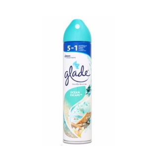 🔥D - day!! GLADE เกลด สเปรย์ปรับอากาศ กลิ่นโอเชี่ยนเอสเคป 320 มล. 🚚พร้อมส่ง!! 💨