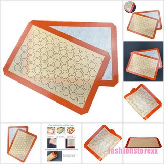 [FASXX] Nonstick Silicone Mat Baking Oven Pastry Liner Macaron Cake Sheet Kitchen BAA