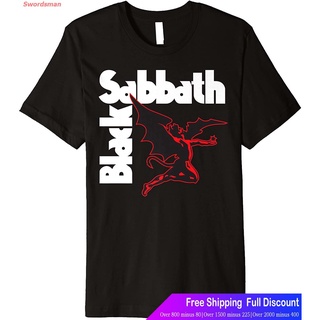 เสื้อผู้ชายเท่ Tee เสื้อยืดยอดนิยม Black Sabbath Demon Logo Premium T-Shirt Short sleeve T-shirts