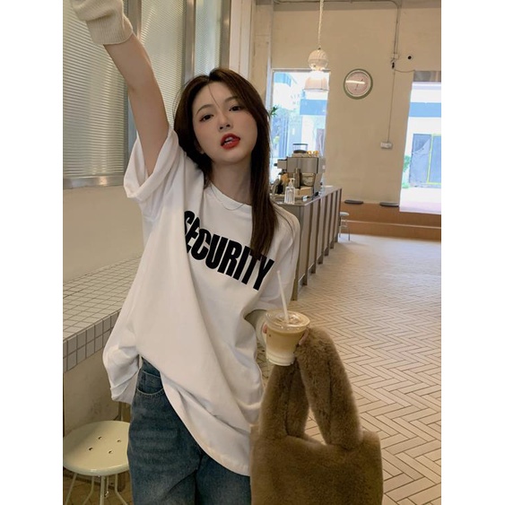 เสื้อแฟชั่นผู้หญิงน่ารัก oversize เสื้อผ้าวินเทจวัยรุ่น สกรีนลายหัวใจ เสื้อโอเวอร์ไซส์เกาหลี เสื้อยืดไม่ต้องรีด ไซส์ใหญ่ - รูปที่ 7