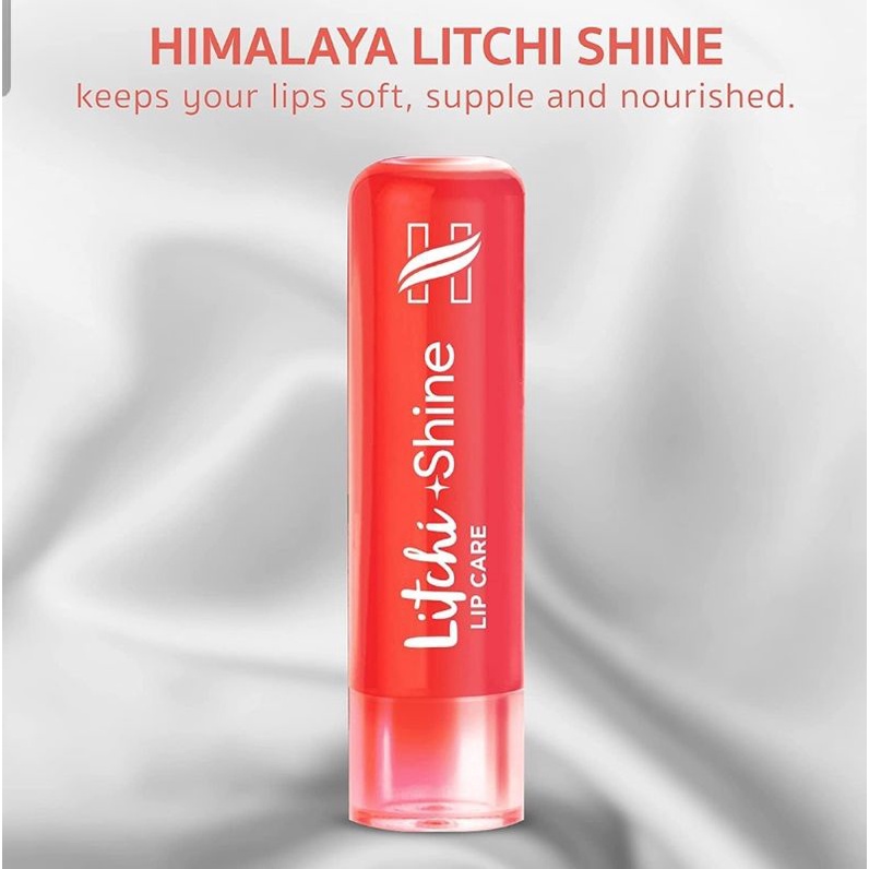 โปรแรงลดสุดฯ????New Himalaya Litchi Shine Lip Care 4.5 กรัม บำรุงรีม ...