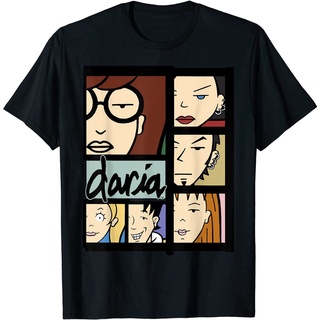 เสื้อยืดพิมพ์ลายแฟชั่น เสื้อยืดคอกลม แขนสั้น ผ้าฝ้าย 100% พิมพ์ลายอนิเมะ Daria Daria สไตล์อเมริกัน สําหรับผู้ชาย และผู้ห