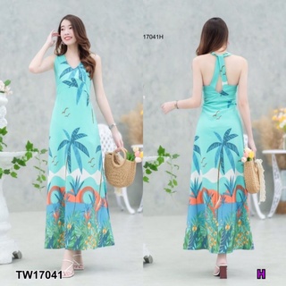 Maxidress เที่ยวทะเล งานผ้าไหมญี่ปุ่น