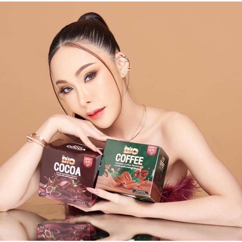 กาแฟไบโอ โกโก้ไบโอ 12 ซอง รุ่นใหม่ Bio  Coffee CoCoa