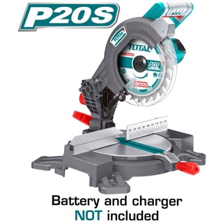 TOTAL แท่นเลื่อยตัดองศาไร้สาย 4.1/2 นิ้ว รุ่นTMS2001 TMS 2001 ไร้สาย 20V (ไม่รวมแบต และ แท่นชาร์จ)