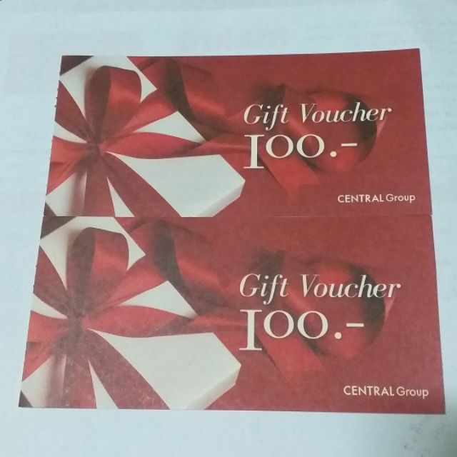 Central Group - Gift Voucher 100฿×2