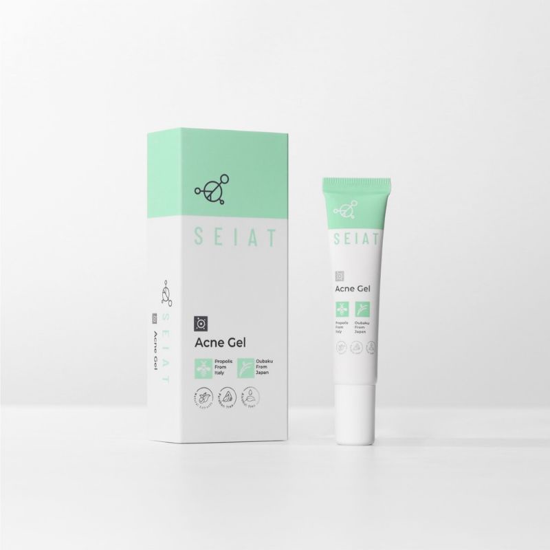 (EXP 29/03/28) SEIAT Acne Gel ซีแอท แอคเน่ เจลแต้มสิว ลดการเกิดใหม่ของสิว ขนาด 15 g.
