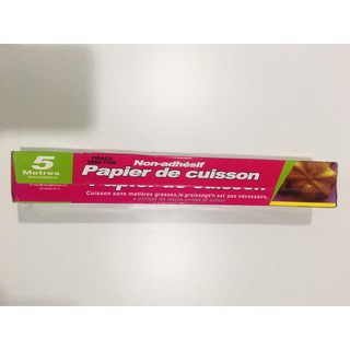 papier de cuisson กระดาษไข กระดาษไขรองอบ กระดาษไขอบขนม ใช้สำหรับรองอบขนมทำต่างๆ