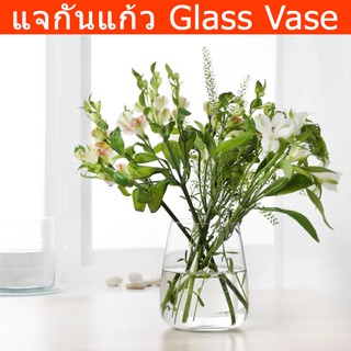 แจกัน แจกันดอกไม้ แจกันแก้ว สูง18ซม. Glass Flower Vase Hight 18 cm.