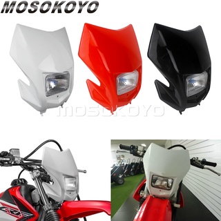 MD-รถจักรยานยนต์ไฟหน้าคู่กีฬา H Ead Light สำหรับฮอนด้า CRF150F CRF230F CRF 150F 230F MX SMR E Nduro Supermoto จักรยานสกป