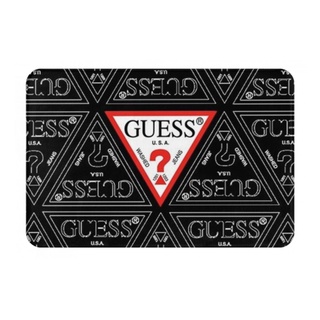 Guess (4) พรมเช็ดเท้า ผ้าสักหลาด กันลื่น ดูดซับน้ํา แห้งเร็ว 16x24 นิ้ว สําหรับห้องน้ํา พร้อมส่ง