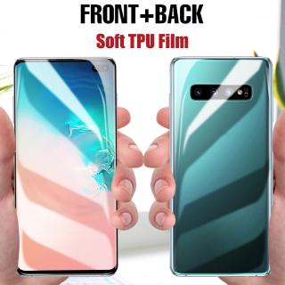 ฟิล์มหน้าหลัง เคสมือถือป้องกันรอยสําหรับ Samsung Note 10 S 10 E S 10 Lite S 9 S 8 Plus A 20 S A 50 S A 10 A 20 A 30 A 50 A 60 A 80ป้องกันหน้าจอ ฟิล์มหลัง