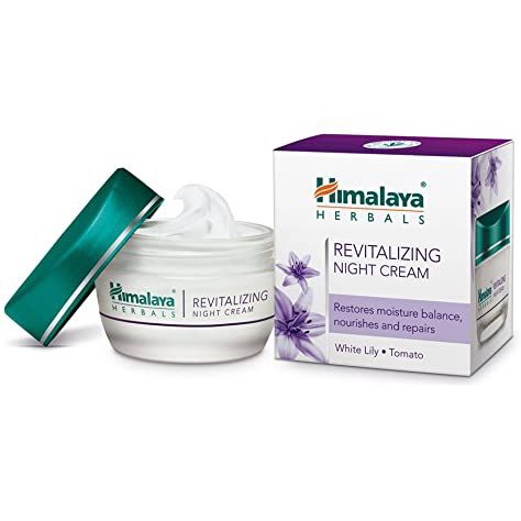 Himalaya Revitalizing Night Cream ขนาเด 50g ครีมบำรุงผิว สูตรกลางคืน ฟื้นฟูสภาพผิวด้วยสารสกัดธรรมชาติ