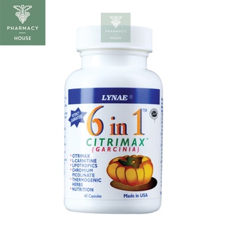 Lynae 6 in 1 citrimax (garcinin) 60 capsules