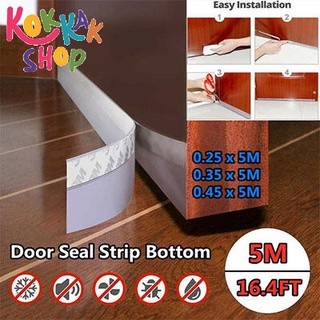 (ก๊อกแก๊ก) Self Adhesive Door Seal Strip Weather Stripping ยางซิลิโคนประตู ซีลกันเสียงประตู Windows Stripping 25 มม.