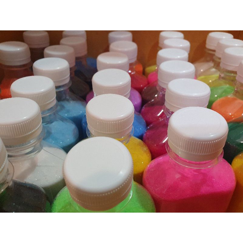 ทรายสี ขวดบรรจุ 300 g. งานประดิษฐ์ เทียนเจล จัดสวนขวด