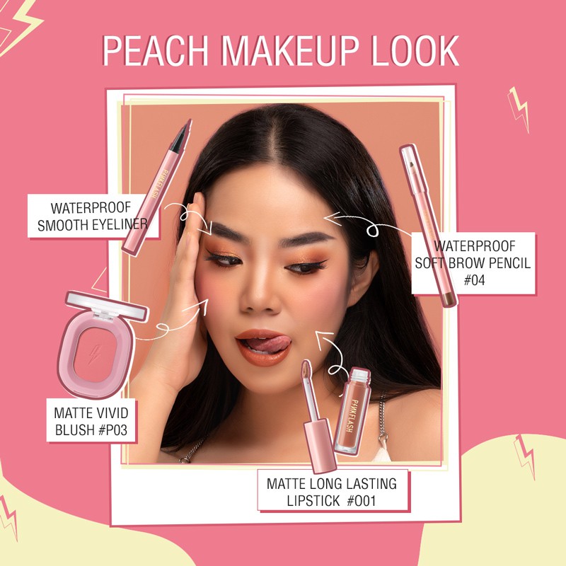 Pinkflash Ohmyline อายไลเนอร์ สีดํา กันน้ำ ติดทนนาน #8