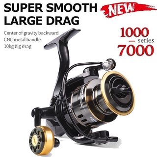 Jigging Reel Max Drag 10kg Power Spinning Reel 5.2: 1 High Speed Fishing set High Speed Spinning Reel Reel SetSaltwater Fishing Reel Full All Metal Spool