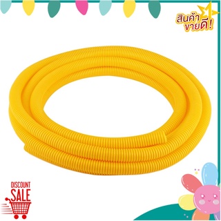 ท่ออ่อนลายลูกฟูก SCG 3/8 นิ้ว 5 เมตร สีเหลือง ท่ออ่อน CORRUGATED UPVC CONDUIT SCG 3/8" 5M YELLOW