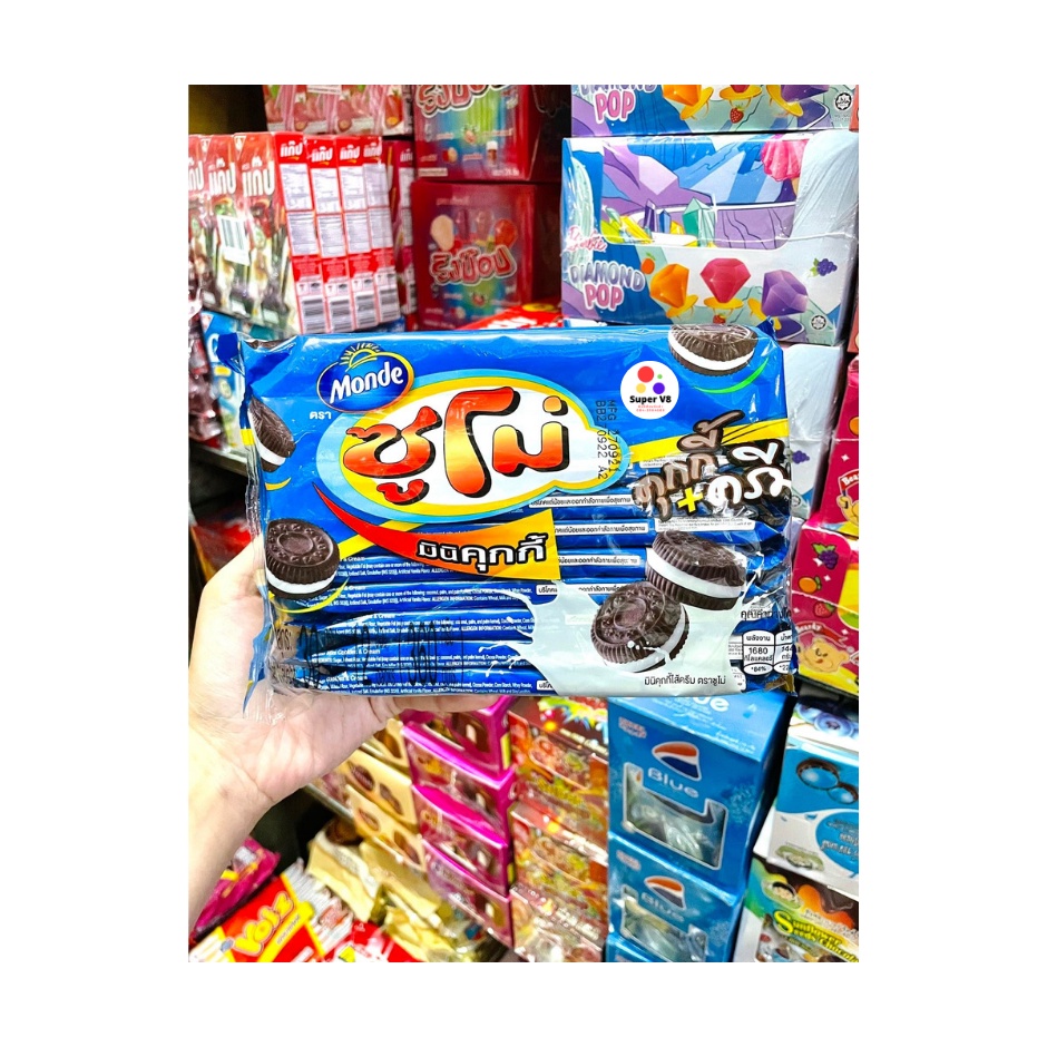 ซูโม่ โอริโอ้น้อย มินิคุกกี้ ขนมซูโม่ 1แพ็ค บรรจุ 12ชิ้น มี  พร้อมส่ง!!!