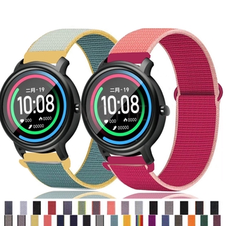 สายนาฬิกาข้อมือ ผ้าไนล่อน สีพื้น สามารถปรับได้ สําหรับ Xiaomi Mibro Air Smart Watch