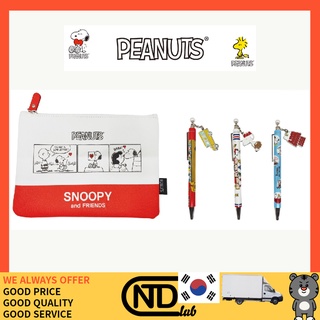 Peanuts Snoopy กระเป๋าดินสอกด 3p ผลิตในเกาหลี