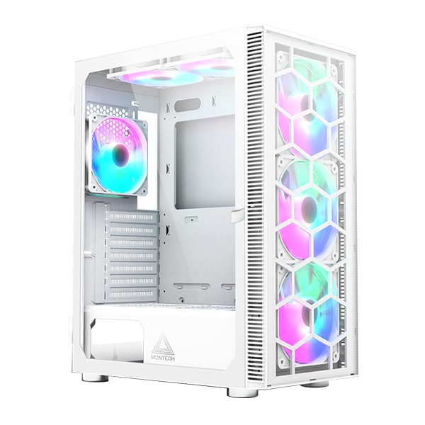 CASE Montech X3 Glass 6 FAN Fixed RGB PC Gaming