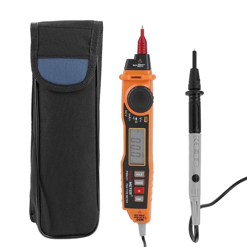 เครื่องทดสอบมัลติมิเตอร์ PEAKMETER MS 8211 Digital Multimeter With ...