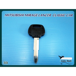 MITSUBISHI MIRAGE LANCER CLASSIC CAR MASTER KEY BLANK (33)  // ลูกกุญแจ กุญแจเปล่า กุญแจรถยนต์มิตซูบิชิ สีดำ