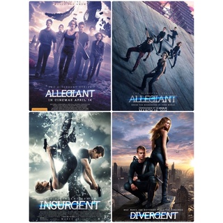 โปสเตอร์ หนัง Divergent ไดเวอร์เจนที คนแยกโลก ขนาด 11.5 X 16.5 นิ้ว (A3)