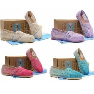 รองเท้า Toms Crochet Natural แท้100% พร้อมถุงผ้า+กล่อง