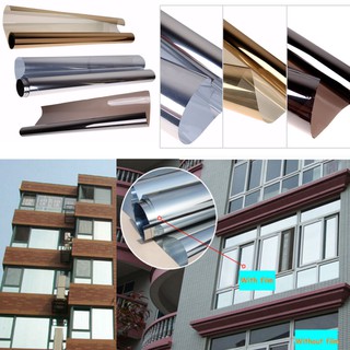 one way ฟิล์มสติ๊กเกอร์สีสะท้อนแสงสําหรับติดกระจกหน้าต่าง 20x10 ft