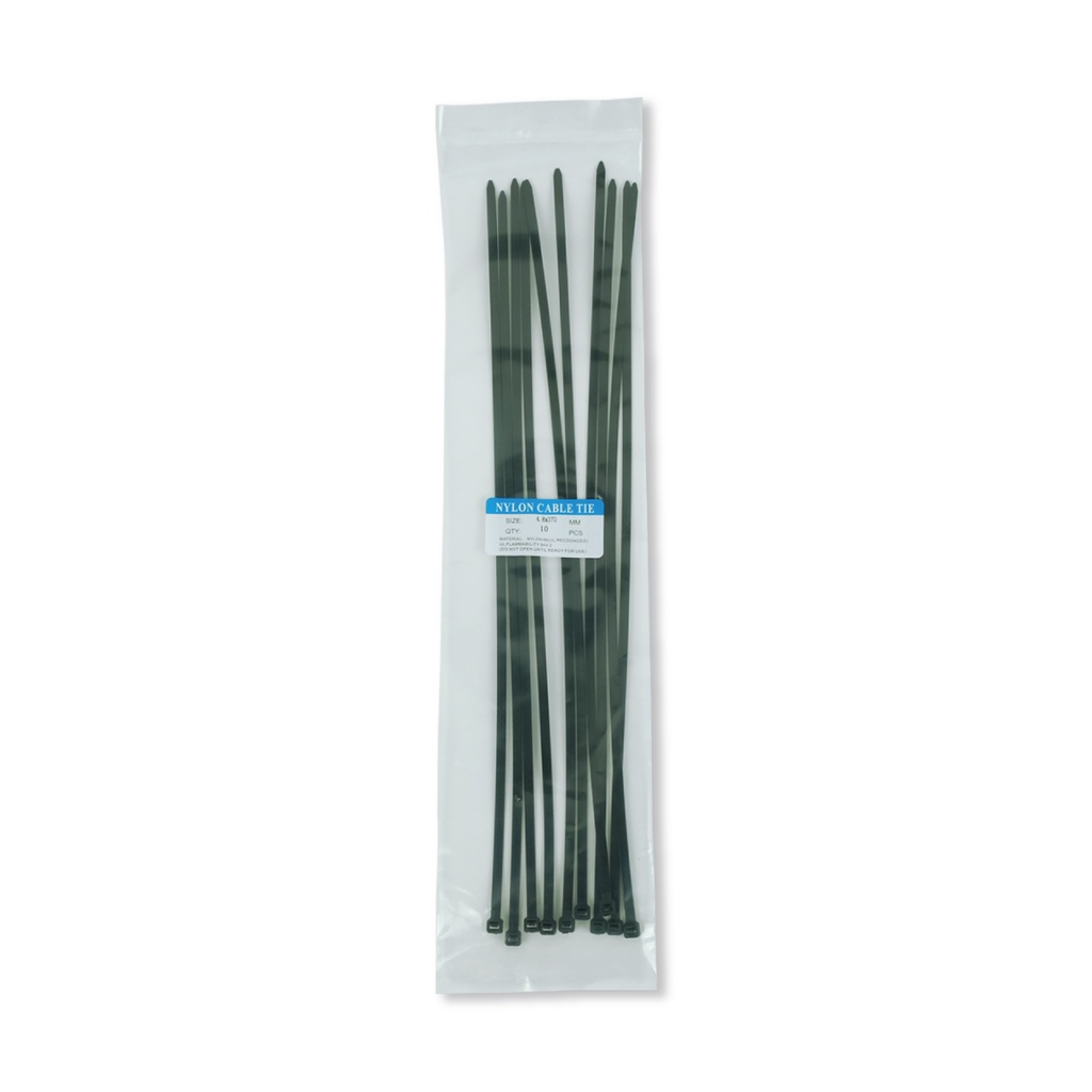 เคเบิ้ลไทร์ 4 6 8 10 12 15 นิ้ว Cable Tie สายรัด พลาสติก หนวดกุ้ง ขาว ดำ  เกรด A+ เป็นมิตร Penmitr - รูปที่ 7