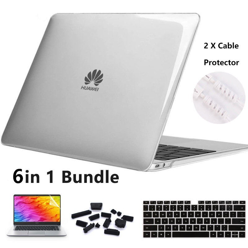 Huawei matebook case D14/D15/D16/14 2020-2025 เคสแข็งคริสตัลด้าน