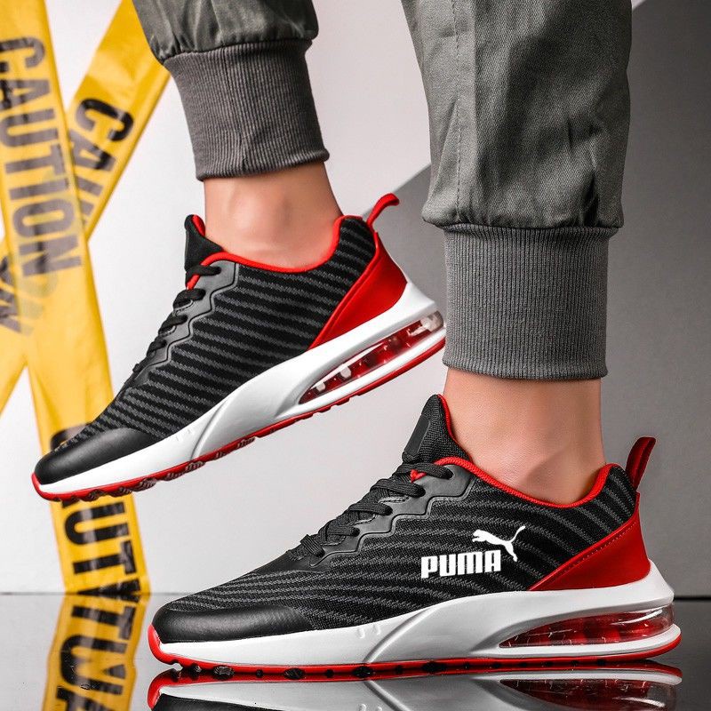 2021 New Puma Casual Sports Shoes Men's Large Air Cushion Shoes Low Top Lightweight Breathable