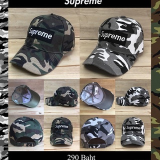 หมวกแก๊ปSupreme ลายพราง F5Ah15-0525