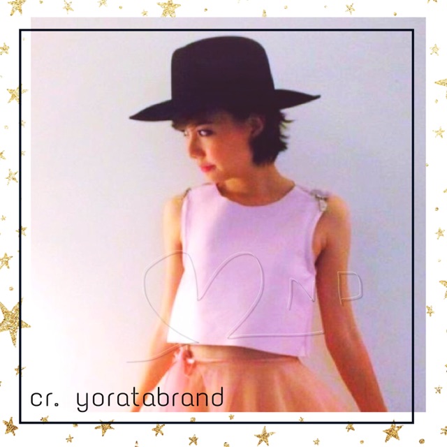 Yorata brand เสื้อกล้ามสีชมพูพาสเทล (NEW!!)