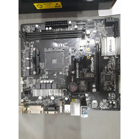 Mainboad(เมนบอร์ด) AM4 ASRock B450M-HDV